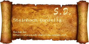 Steinbach Daniella névjegykártya