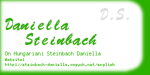 daniella steinbach business card